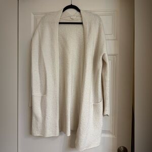Caslon Shite Open-Front Cardigan